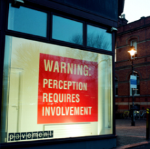 Vidriera / Window Pavement Gallery, Manchester
