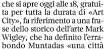 Le inteconessioni di Muntadas " La percezione richiede in impegno" Texto