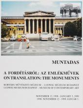 "On Translation: The Monuments; Muntadas : A fordításról : az emlékmúvez [Póster, Imagen Identificativa]