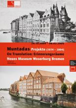 Muntadas: Projekte (1974 – 2004). On Translation : Erinnerungsräume Neues Museum Weserburg Bremen [Póster, Imagen Identificativa]