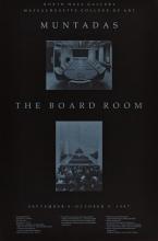 The Board Room. North Hall, Gallery-Massachusetts, College of Art. Boston [Póster, Imagen Identificativa]