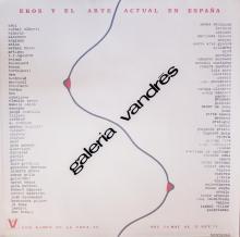 Cartel para la muestra "Eros y el arte actual" [Imagen identificativa]