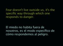 On Translation: Fear / Miedo [Fotogramas5]