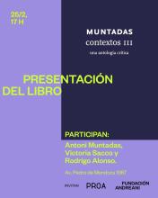 Muntadas, Contextos III, una antología poética [Flyer]