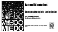 "La construcción del miedo", charla con Antoni Muntadas / "Beldurraren eraikuntza", Antoni Muntadas-ekin [Imagen identificativa]