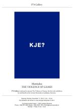 Kje? The Violence of Games