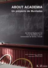 About Academia. Un proyecto de Muntadas [Sevilla, imagen identificativa]