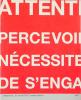 ATTENTION: PERCEVOIR NÉCESSITE DE S'ENGAGER  [Imagen identificativa]